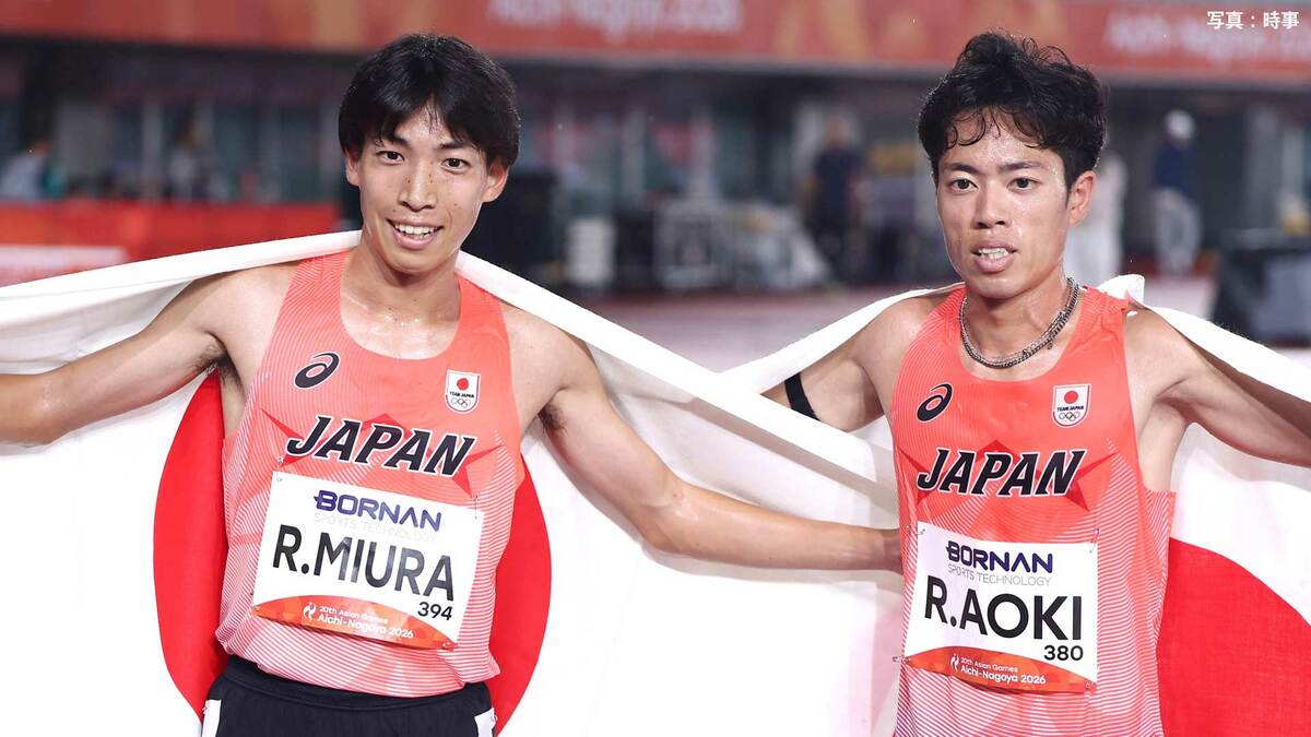 【アジア大会9日目】陸上はまたもメダルラッシュ!三浦龍司&飯澤千翔が金 卓球女子ダブルス“みわひな”は銀 日本勢メダル総数172個に