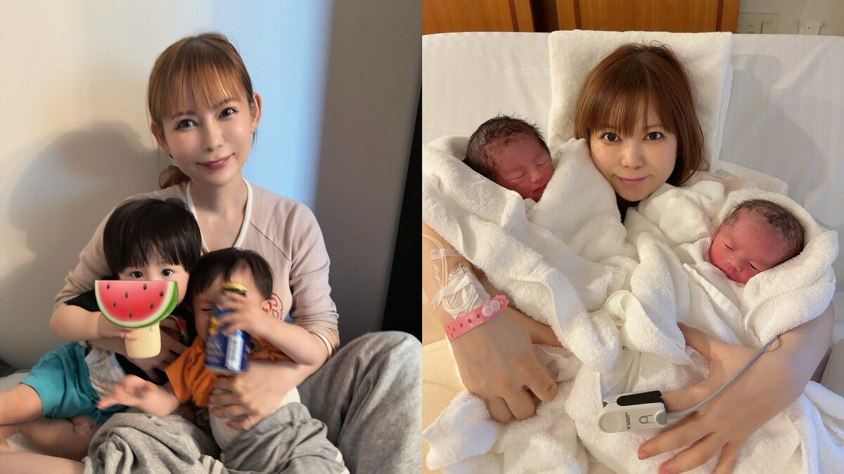 双子1歳の誕生日【 中川翔子 】「本当に双子に出会えて良かった」「なんか悟天とトランクスみたい！」祝福の声続々