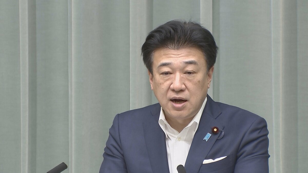 木原官房長官 「政治活動に関する事柄は政治家の責任で必要に応じて対応すべき」 簗農水大臣めぐる一部報道について