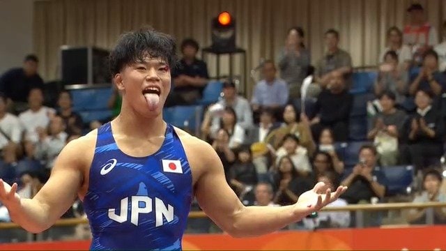 レスリング金メダル第1号！20歳・吉田泰造が男子グレコ87kg級で日本勢初の頂点に【アジア大会】