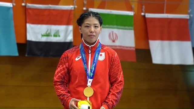 世界女王・石井亜海が金メダル!女子68kg級で初V、地元開催でアジアの頂点に【アジア大会】