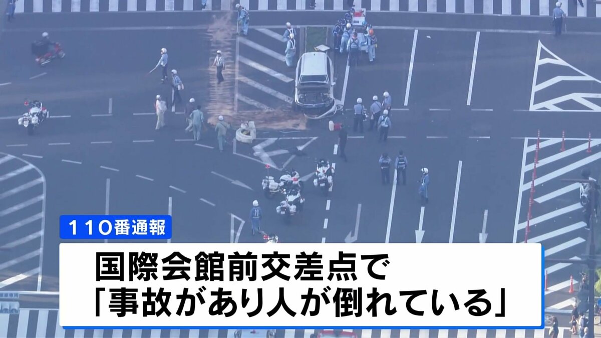 “乗用車が赤信号のまま交差点に進入”神戸・三宮で歩行者らはねられ5人搬送、21歳女性が死亡 過失運転致死傷の疑いで運転手から聴取へ