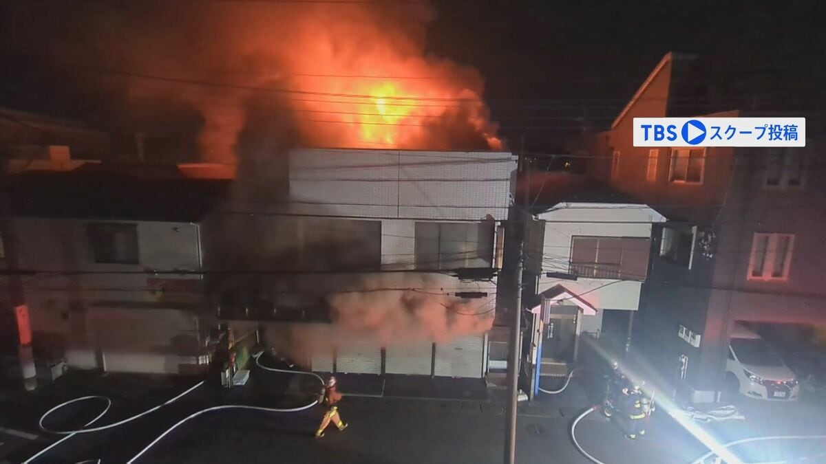 川崎・多摩区中野島の店舗兼住宅で火事　店主の男性と消防隊員のあわせて2人が死亡