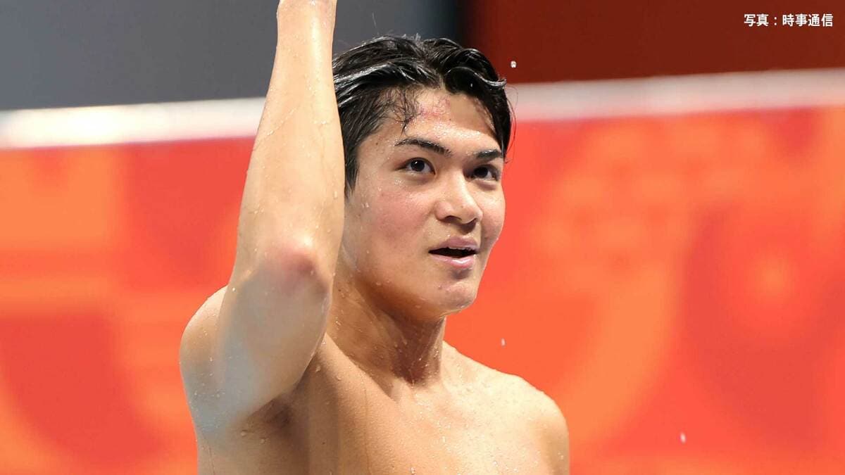 「出せる自信はあった」男子400m個メ 松下知之 3分54秒33の短水路世界新!「自分の世界に入り込む能力が高まった」【競泳】