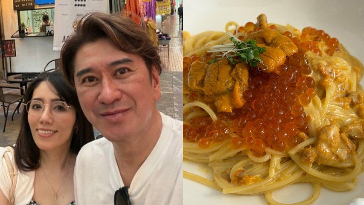 【 川﨑麻世 】 妻が作った「衝撃的なパスタ」に感激 ウニ&イクラ豪華共演に「今まで生きていて1番最高」