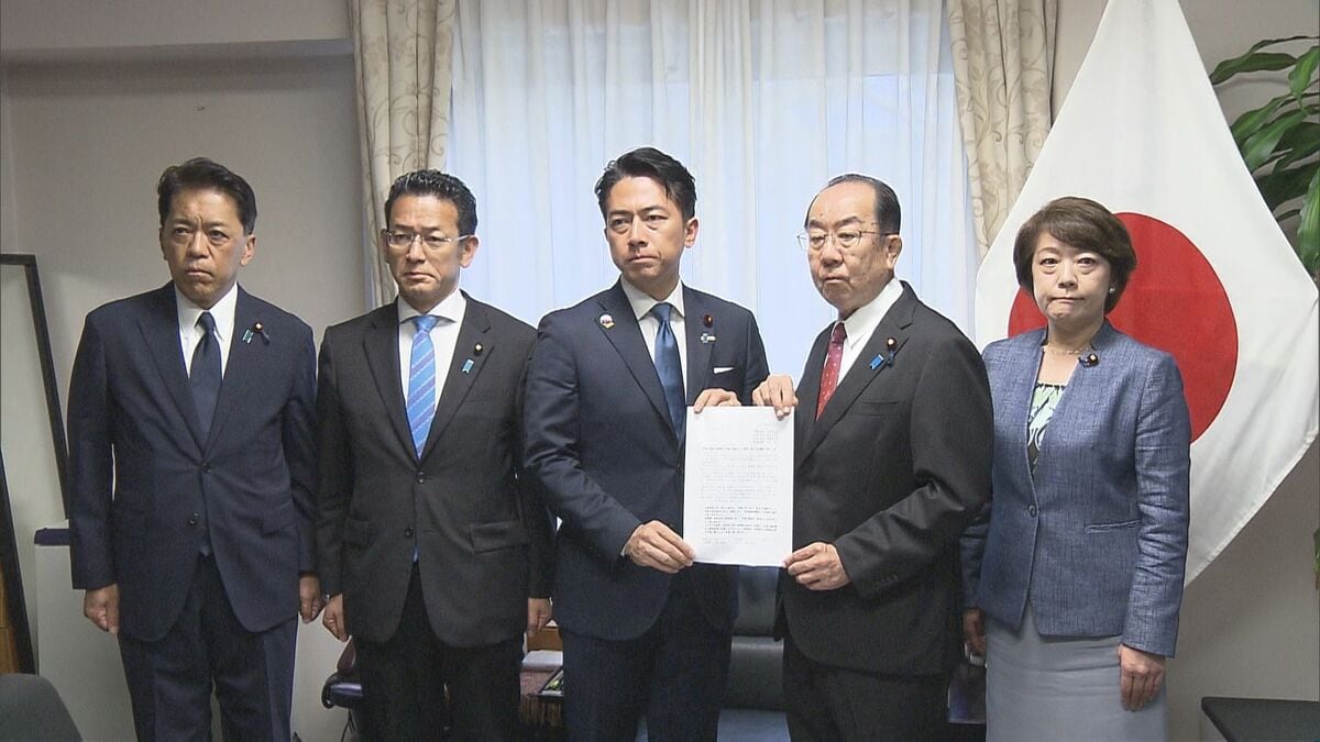 「抗議で終わってはいけない」沖縄選出国会議員ら外務・防衛大臣へ抗議 那覇の強盗殺人で米兵逮捕