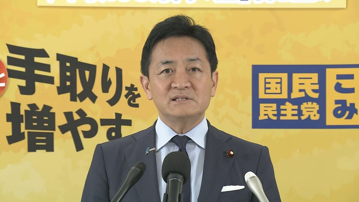 国民民主・玉木代表 簗農水大臣の問題めぐり衆参・予算委で全省調査求める考え 他の野党との協力も念頭