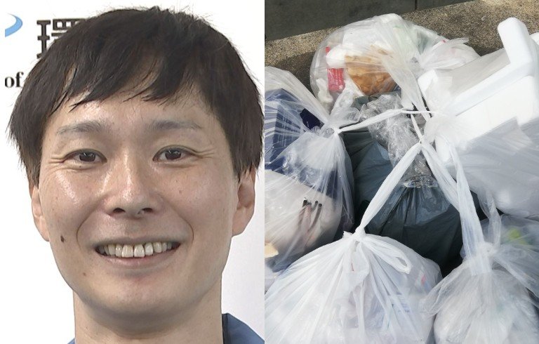 【 ごみ清掃芸人 】「小さいレジ袋で出す時、結び目同士を結んでくれると助かります!」【マシンガンズ滝沢】