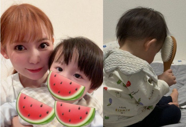 【中川翔子】「弟くんがブラシで自分でヘアケアするのにハマっててかわゆすぎる」双子の子育ての近況を報告