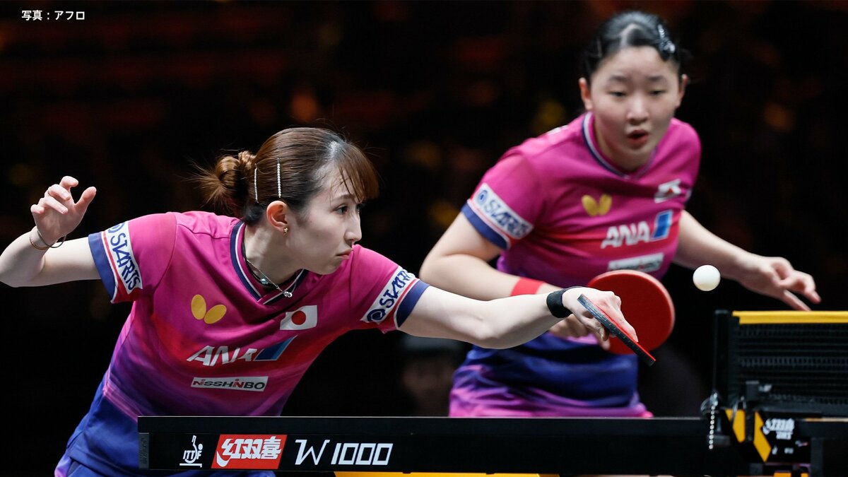 張本美和＆早田ひなの“みわひな”、中国ペアに雪辱ならず準優勝　今季グランドスマッシュ3勝目逃す【チャイナスマッシュ】
