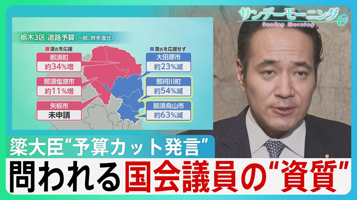 簗農水大臣“予算カット発言” 国交省への働きかけ否定も… 「人としての矜恃が問われる」与党議員も苦言【サンデーモーニング】