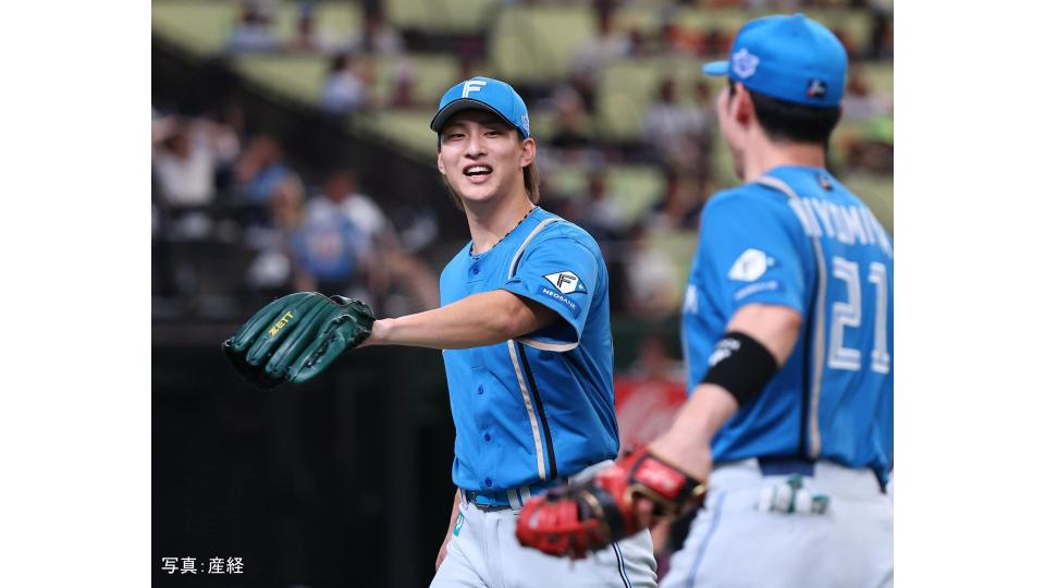 【日本ハム】3年連続CSファイナルへ1勝1敗のタイに!達6回3安打7K好投 福島、堀、柳川の完封リレーで野村V二塁打の1得点を死守