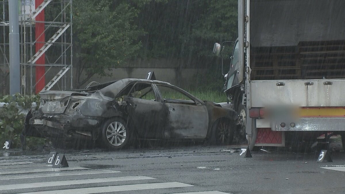 過失運転致死傷の疑いで19歳の男逮捕　車に乗っていた友人3人が死亡　千葉市中央区の交差点で乗用車とトラックが衝突