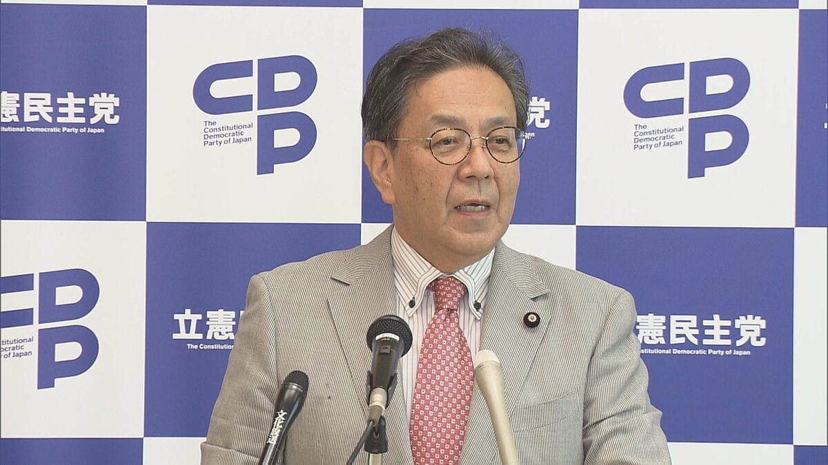 立憲・水岡代表、簗農水大臣への“問責”念頭に「現状のままなら厳しい対応」 簗大臣の“予算カット”発言めぐり