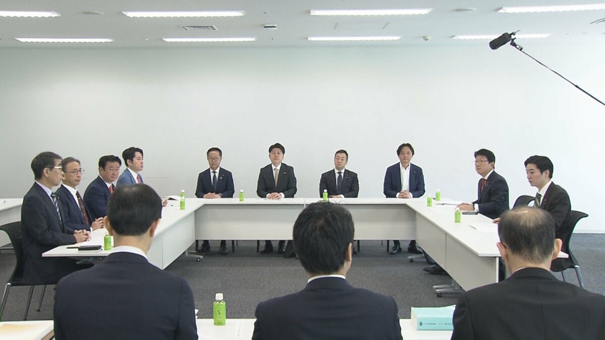 衆議院の選挙制度に関する政党間協議　議員定数の削減をめぐる与野党主張は“平行線”