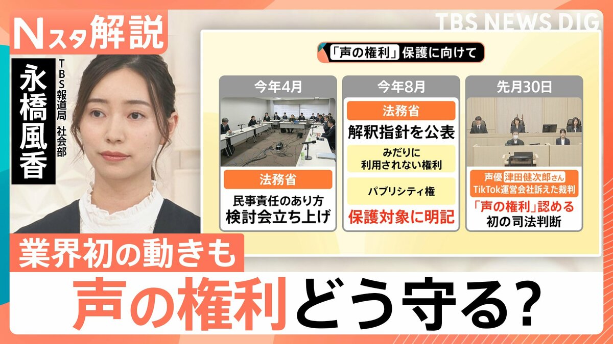 AIで声を無断生成 損失は約20億~45億円「声の権利」認める初の司法判断も“構造的な限界”と課題【Nスタ解説】