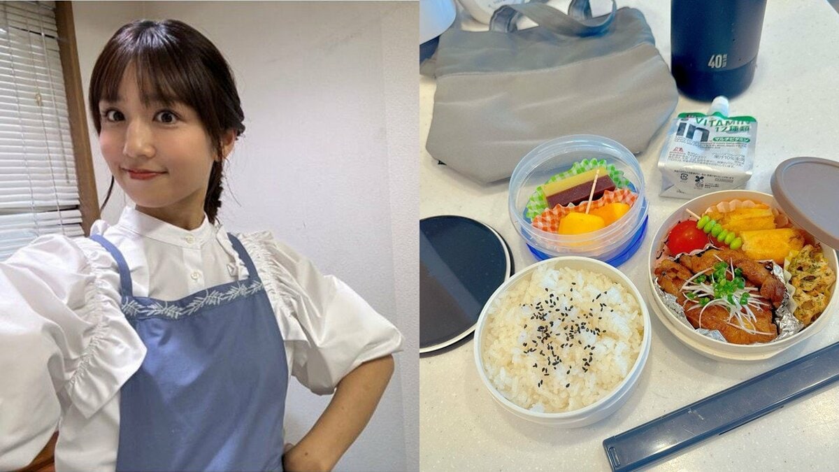 【 小倉優子 】「とても簡単で美味しくできました」長男のお弁当に手作り羊羹 「綺麗な仕上がり」「羊羹手作りするの凄すぎます」と反響