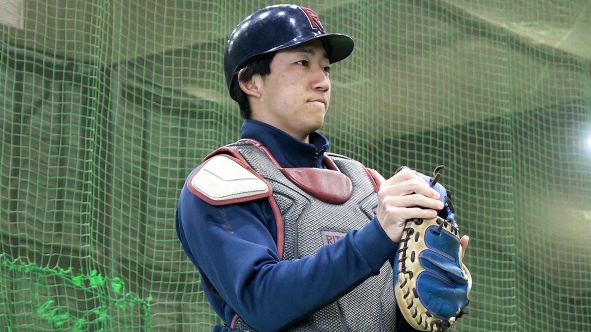 【ドラフト】“古田敦也 二世”、立命館大・西野啓也「日本一の盗塁阻止率抜けるよう」 二塁送球1.8秒の強肩捕手が誓う大先輩越え