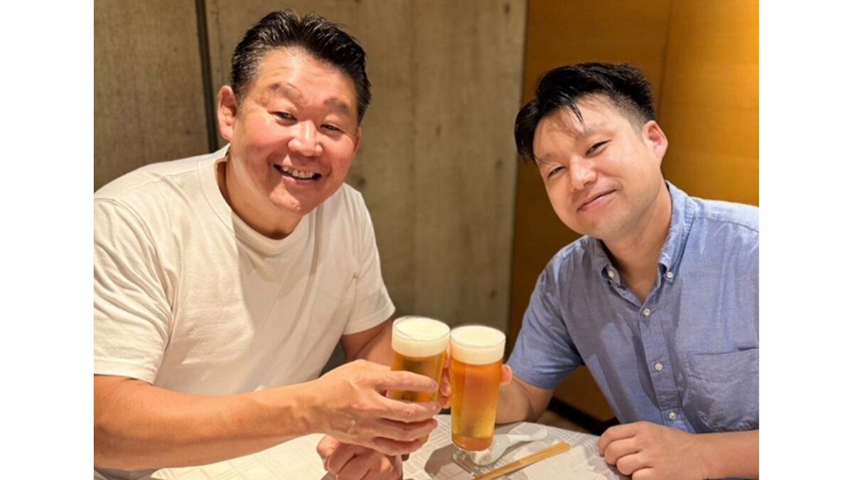 「何年ぶりだろう」【花田虎上】 久々の“息子と2人サシ飯”を報告 フカヒレ&キャビア麺を絶賛 「凄い食欲」と成長に感無量