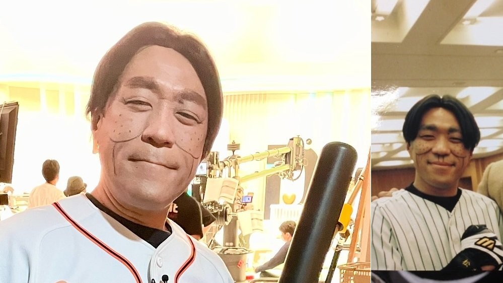 松井新監督【 はなわ 】「松井ジャイアンツ!」過去のものまね写真を投稿し大歓喜「ずっと願い続けた夢が叶いました!」
