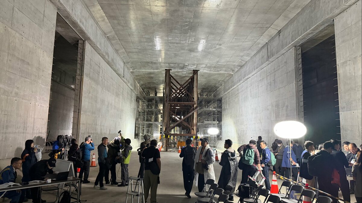 「結構できてる、すごいな」 リニア中央新幹線「神奈川県駅」建設中ホームを初公開 抽選倍率12倍のイベントを開催 JR東海