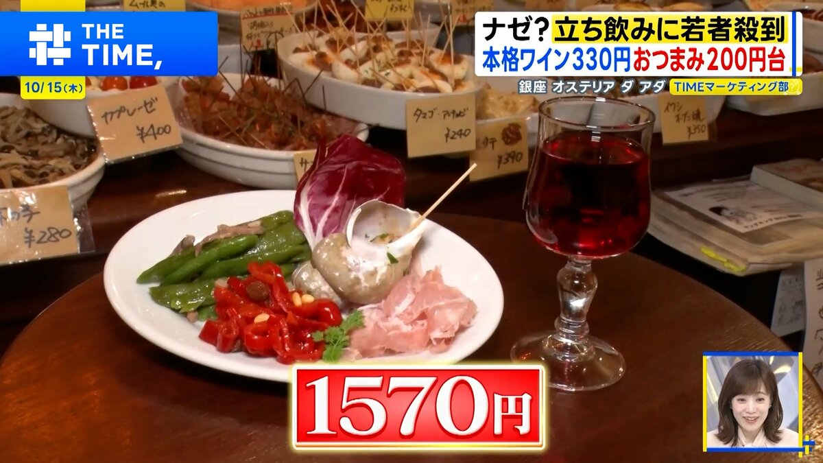 若者殺到の「立ち飲み」なぜ人気？銀座330円ワインから野毛の"せんべろ"まで進化する新潮流【THE TIME,】