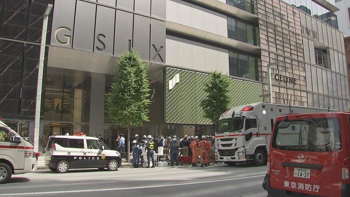 【速報】東京・銀座「GINZA SIX」で異臭騒ぎ スプレーまいたとみられる中国籍の大学生の男（24）を傷害の疑いで逮捕 30人が体調不良を訴える 警視庁