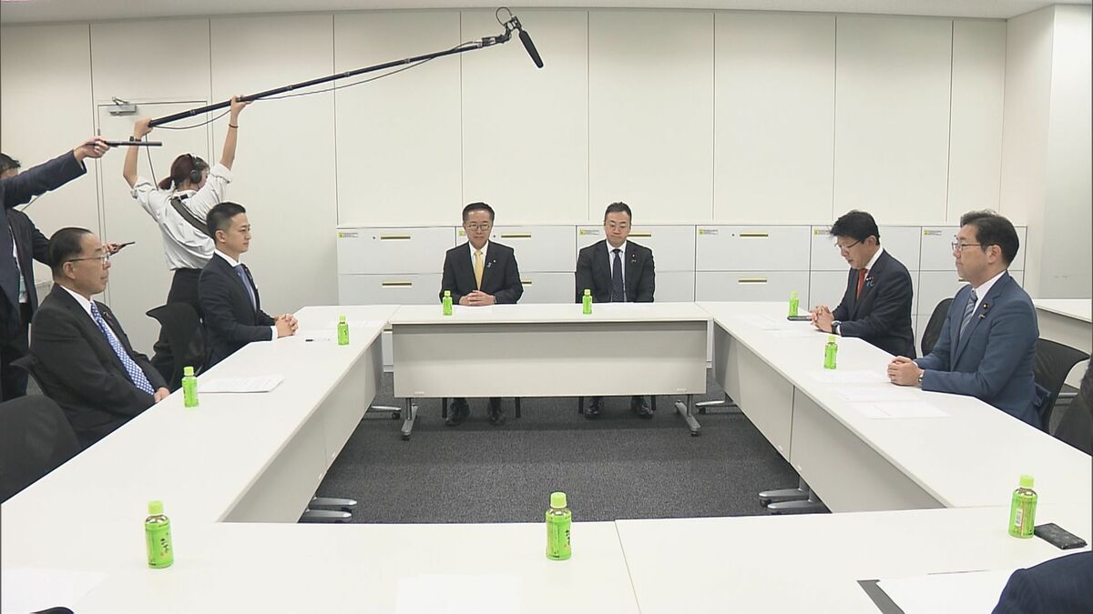 「再来週中には結論」 合意した衆院比例代表の議員定数31議席減で自民・維新・国民が法案化に向けた実務者会合スタート