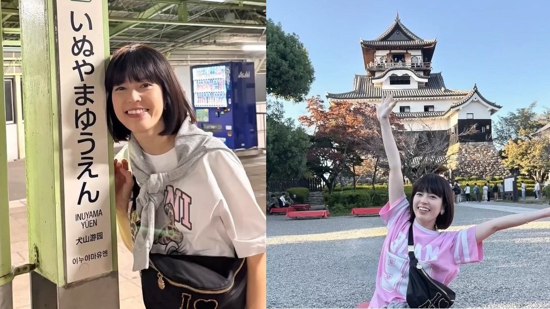 週末旅【 神田愛花 】犬山城&木曽川で絶景&グルメ堪能〝信長・秀吉・家康の全員が手にしたお城〟天守閣からご満悦