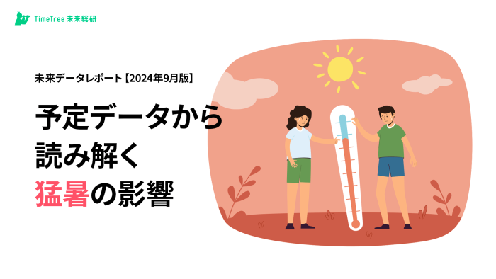 猛暑の影響で夏の予定に変化!? 夏特有の予定は7・8月減少傾向に