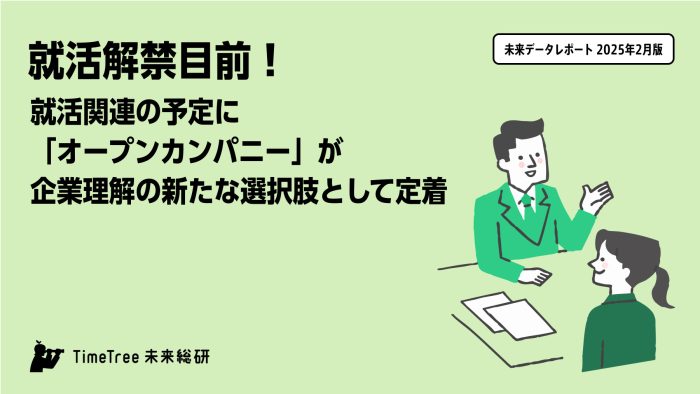 就活の早期化進む、大学3年生の秋にはすでに内定も?新たな制度「オープンカンパニー」参加する学生増加