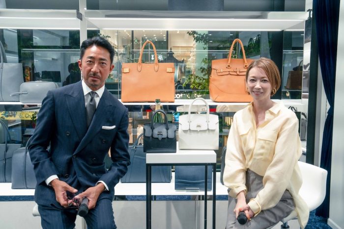『PELLE MORBIDA』銀座店リニューアル記念トークショーを開催！ 辺見えみりが語るバッグの魅力と“大人のギャップ”
