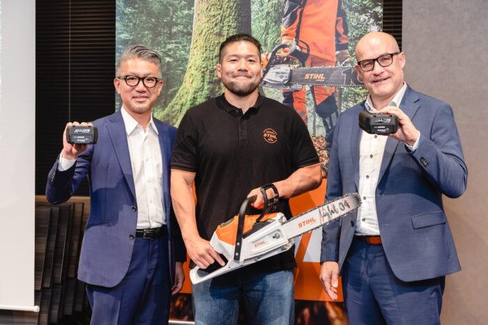 畠山健介、「オールラウンダーなバッテリーチェンソー」STIHLブランド創業100周年記念メディアイベント開催