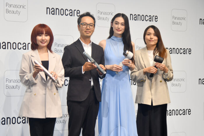 シリーズ史上最もコンパクトなヘアードライヤーなど、パナソニックの「ナノケア」新製品に、愛用者の八木莉可子も太鼓判!