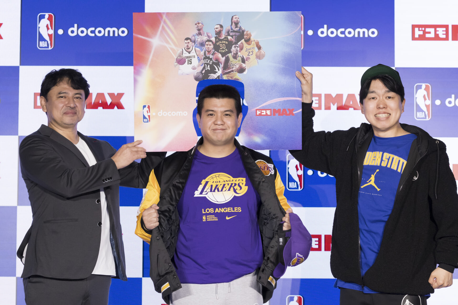 ジェラードン、“NBA愛”全開!『NBA docomo』開幕戦イベントで会場を沸かす