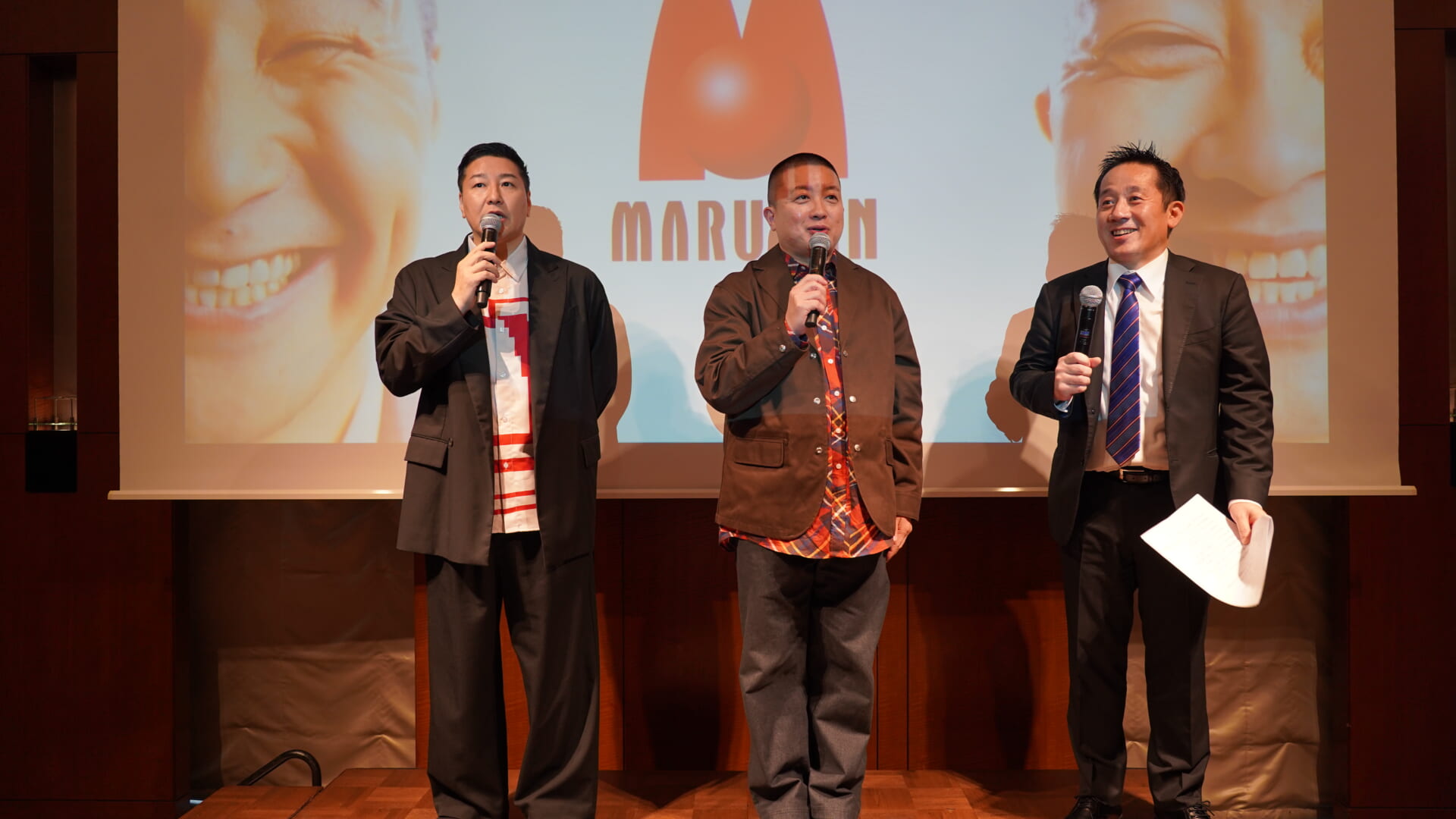 新入社員52名の門出を祝福！マルハン東日本入社式にチョコプラがサプライズ出演