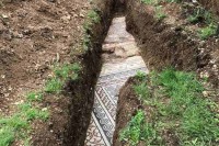 イタリアのブドウ畑で紀元3世紀頃のものと思われる床タイルが発掘された話！ローマ人の邸宅か？