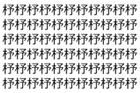 【脳トレ】「杼」の中に紛れて1つ違う文字がある！？あなたは何秒で探し出せるかな？？【違う文字を探せ！】