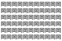 【脳トレ】「岡」の中に紛れて1つ違う文字がある！？あなたは何秒で探し出せるかな？？【違う文字を探せ！】