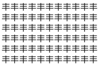 【脳トレ】「丰」の中に紛れて1つ違う文字がある！？あなたは何秒で探し出せるかな？？【違う文字を探せ！】