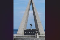 位置が絶妙！？『日本最北端のハスキー』になっていた1枚の写真が話題に「元々寒冷地域の犬なので、何の違和感もない」