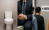 【男子あるある】なぜトイレの個室で全力スマホ？一体何をしている？