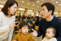 ママの声は魔法の言葉？ショッピングモールでパパたちが一斉に動き出した瞬間
