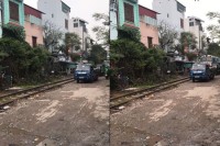 【衝撃の接触事故】やっちまった・・・。線路脇に路上駐車したら車が大変なことに！これは一生後悔するだろうな・・・