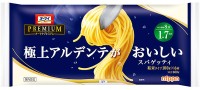 ニップン「オーマイプレミアム 極上アルデンテがおいしいスパゲッティ 1.7 mm」2/3 登場　ぷりんっと力強いハリとムギュッと弾力食感、麺にこだわるといつものパスタ時間がもっと幸せに！