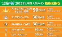 ファミリーマート ファミペイ 2025年1～6月 の人気クーポンやレンドは？ 累計2600万DL突破し好調の裏側にはあの事情