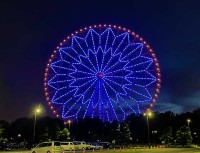 東京都立 葛西臨海公園「ダイヤと花の大観覧車」の夜イルミが石井幹子デザインで圧倒的グラデ化＋LED省力化　花 宝石 万華鏡と多彩に連続変化　泉陽興業