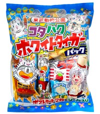 東武動物公園 ホワイトタイガー 子トラ兄弟 コタ＆ハクの園内限定うまい棒パック＆アクリルキーホルダーが激エモ！ 激レアポスカ2枚＋シールつきでテンション爆アゲ