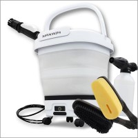 MAXWIN 折り畳み式電動洗車バケツ G-MSWH01-SET1 登場　充電式で電源不要　バケツ式で水源なくても洗えて◎