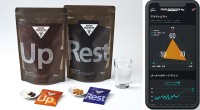 江崎グリコ 新サプリ Up＆Rest × パワープロダクションアプリで自分を知る整える 想像を超えてアプデする♪　Garmin とも連携し最適粒数摂取で身体とパフォーマンスを革新